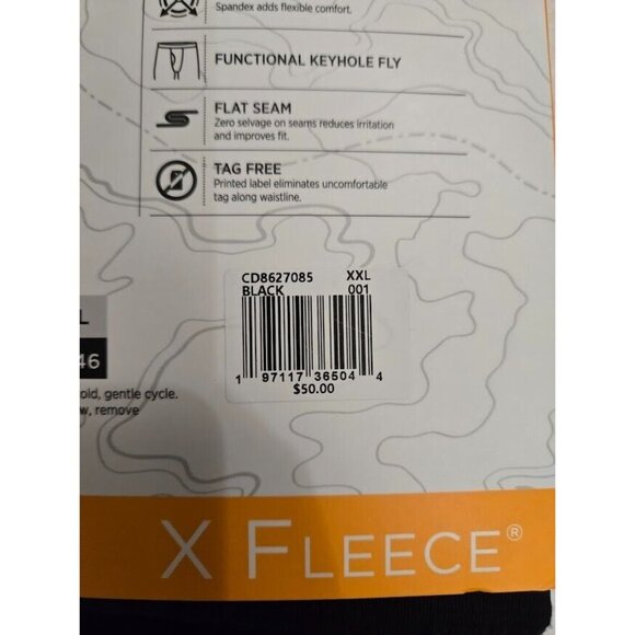 Mens Cuddl Duds Heavyweight X Fleece Performance Base Layer Thermal Pants XXL - Picture 7 of 10